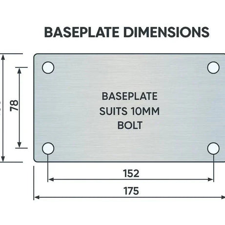 Waste Bin Castor Set with SG Iron Wheels
